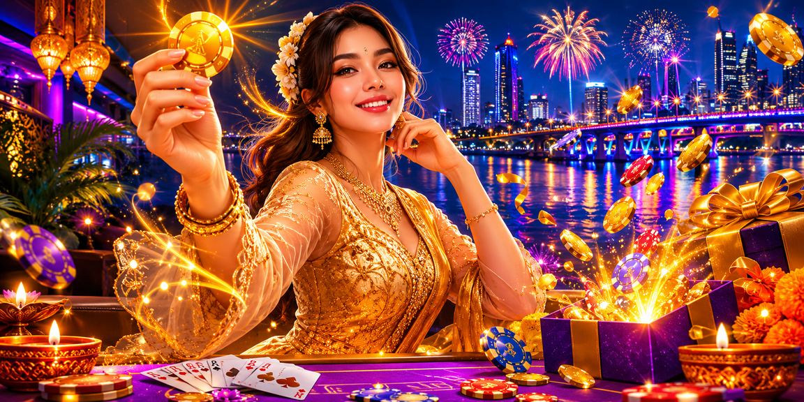 Permainan rummy dengan suasana kasino tempatan bergaya kebaya di Johor dalam 5100